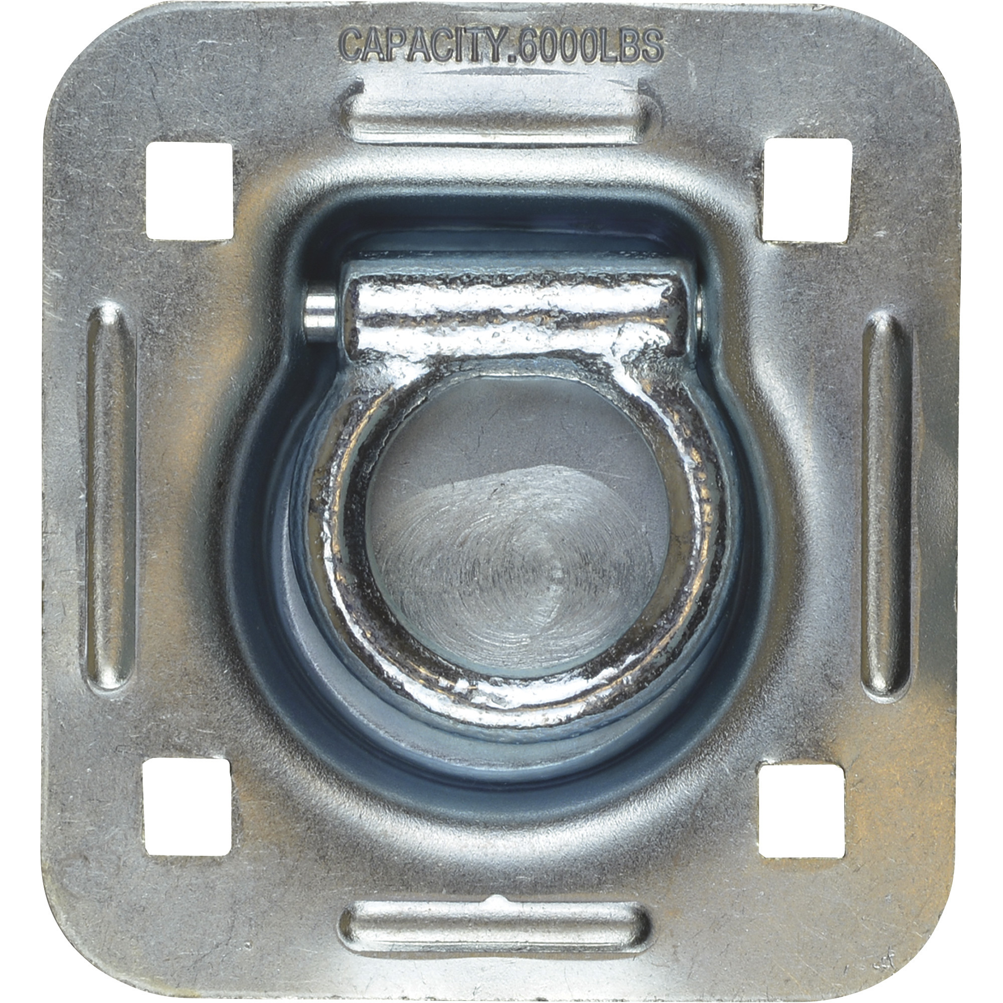 CargoSmart Bolt-On Recessed D-Ring, 3/8in. Dia., 6000-Lb. Capacity